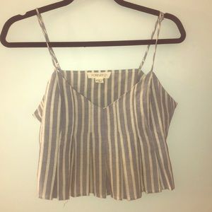 Striped crop top